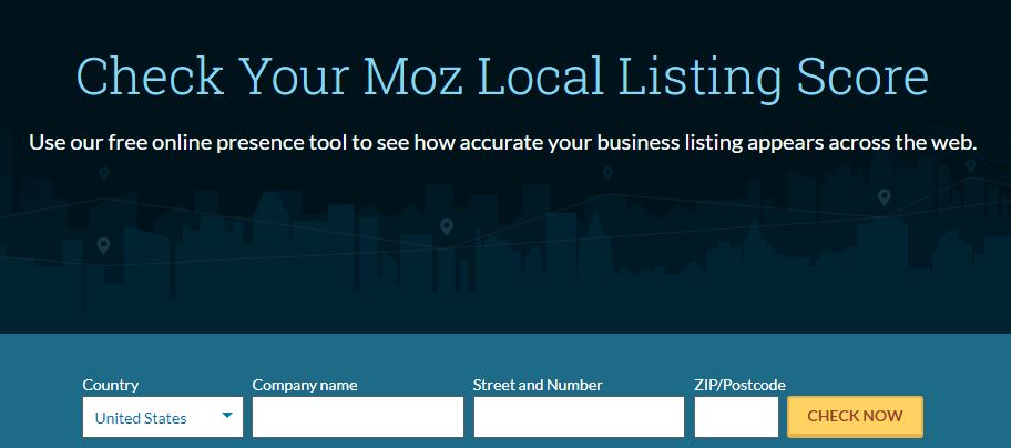 Moz local SERP