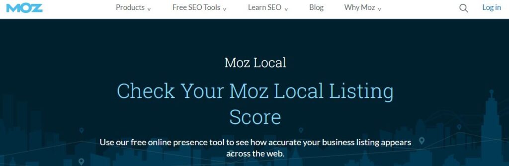moz local listing