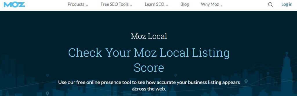 moz local listing