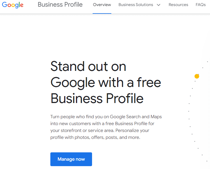 Google business profile intro