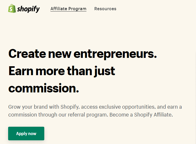 Shopify Affiliate