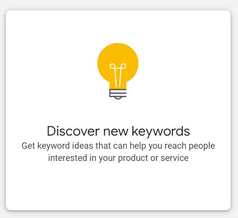 Discover New Keywords