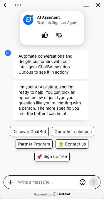 AI-powered Chatbots