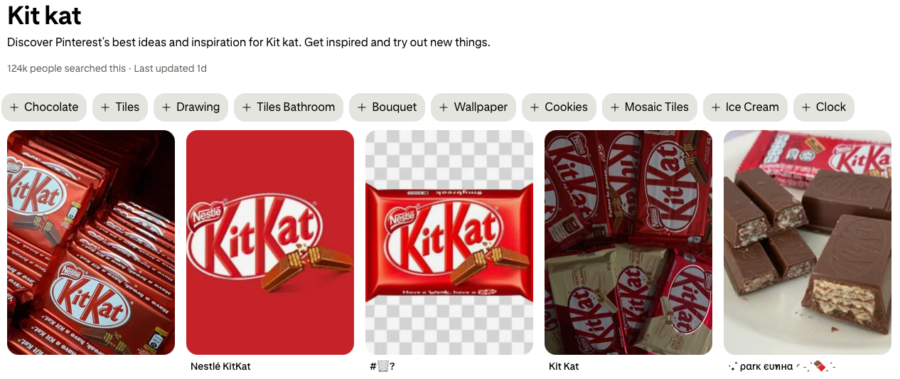 Pinterest visual formats